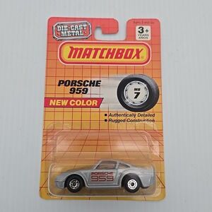 1991 MATCHBOX SUPERFAST MB7 PORSCHE 959 NEW ON CARD